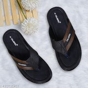 CALIBREL Men Black Slippers | Slipper for men | Sandals for Men| Casual Sandals | Stylish, Comfortable & Durable | Men's Flip-Flops | Trendy men's footwear | Chappal for men | for Daily & Occasion