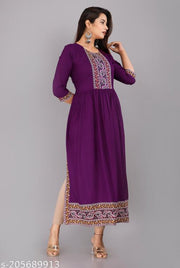 Three-Quarter Sleeves WOMEN new stylish NAYARA Cut kurti