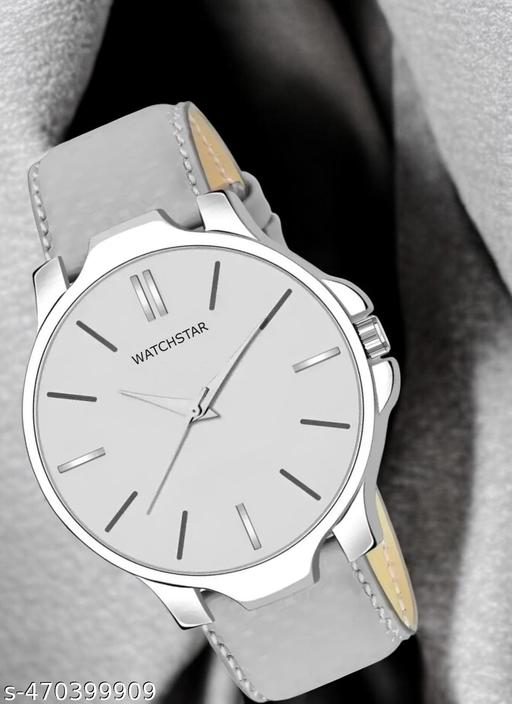 GreyvRound Dial with Grey Strap Analog Watch For Men