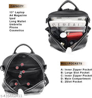 MomsyStore Leather Backpacks For Girls And Women