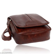 SAMTROH Brown Men & Women Sling Bag
