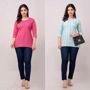 Combo Of 2 Short Kurti For Women