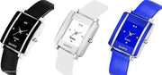 Square Analog Watches Combo PU Belt Watches Combo for Girls Watches Combo for Women Pack of 3