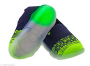 Coolz Kids Knitted First Walking Shoes with Light Led-2 for Baby Boys and Baby Girls for 9-24 Months