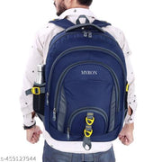 Myron Combo School bag + Lunch Bag Unisex travel Backpack durable and strong Class 5th-10th for School, college, travel and office use Waterproof School Bag  (Navyblue, 50 L)