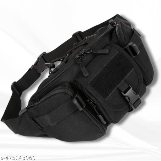 Black waist bag