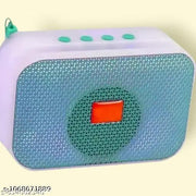 M-412SP (Multicolor) Wireless Bluetooth Speaker | Portable High Bass Mini Speaker with HD Stereo Sound, USB Flash Drive, TF Card, AUX Input, FM Radio, Rechargeable Battery & Universal Device Compatibility