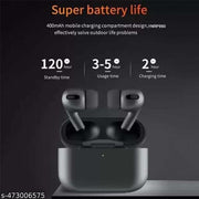 TWS Bluetooth Wireless Bluetooth Headphones Earbuds With Best Quality Wireless Bluetooth Headphones & Earphones Touch HD Mic, Wired Earphone - Combo Pack
