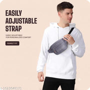 Hiking Cycling Sports Waterproof Large Capacity Kamar Bag Fanny Pack Waist Bag (Black)