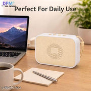 DPM Wireless Speaker with Mic, High Bass Audio, RGB Lights, FM Radio Support