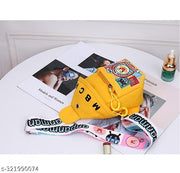 SYGA Celebrity Cartoon Canvas Small Bag Girl Children's Bag Shoulder Messenger Bag Chest Bag