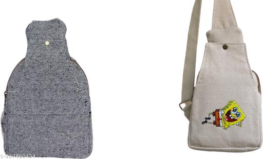 Hemp Super Fashion Chest and Shoulder Bag for Women & Men
