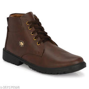 brown boot leather shoes