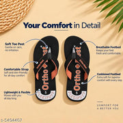 Ortho + Rest Doctor Slippers for Women | Extra Soft and Comfortbale Women Slippers| Black Slipper For Women| Women's Slipper Under 300