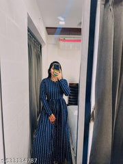 Trendy High-Slit Printed Kurti|style |full sleeve kurti|stylish ethnic outfit|elegant printed top|