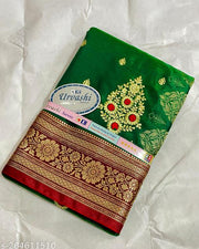 Exclusive -satin silk saree(Full Work-360CM)