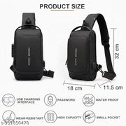 13 SOEME Sling Bag for Men & Women | Stylish Crossbody Backpack Unisex | Casual Sling Backpack for Travel, Office & Daily Use