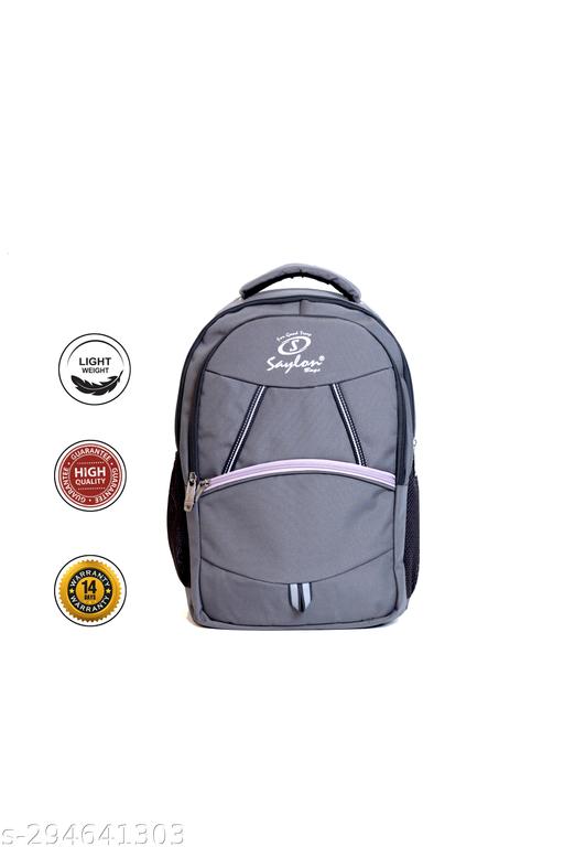 GO PACKAGES 36L Laptop Backpack for Men and Women | Laptop Bag 15.6 inch | Office Bag | Work, Business, Casual, College | GREY