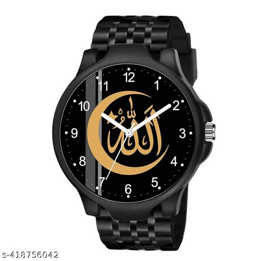 KINGLAND black Silicon Belt Watch For boys,Men