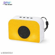 DPM Portable Music Speaker with Wireless Mic Bluetooth Karaoke Feature for Home Entertainment