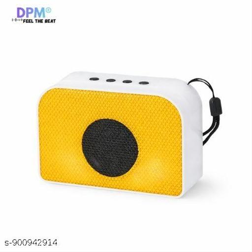 DPM Portable Music Speaker with Wireless Mic Bluetooth Karaoke Feature for Home Entertainment