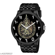 KINGLAND black Silicon Belt Watch For boys,Men