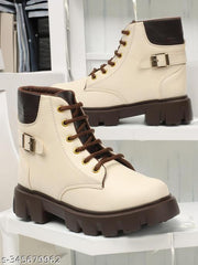Trending and Stylist Boot for Girls Latest Stylish High Heel Long Ankle Synthetic Leather Zipper Boots for Women/Girls/Ladies
