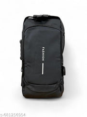 Anti-Theft Waterproof Chest Bag with USB Charging Port & Combination Lock - Casual Shoulder Backpack for Travel, Biking & Office