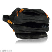 Men waist bag, Unisex Sling Bag gents kit, Cross Body Multipurpose Hand Bag, Sling Bag For Men & Women, Slim Bag for Office, Cash, Business Collection, Travelling, Pack 1
