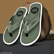 Trendy/Dailwear/AlkroLightweight Green Flip-Flops for Men – Stylish, Comfortable, and Perfect for Summer