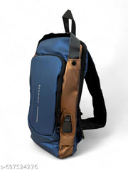 Unisex Crossbody Sling Bag Chest Backpack Men's Shoulder Bag, Travel Handbag, Hard Shell Anti-Theft Chest Bag
