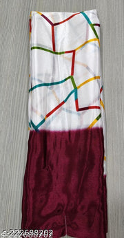 best satin silk printed daily wear saree
