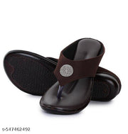 ASH Slippers for Women Flats Ladies Chappal Slippers for Women Daily Use Casual Party Comfortable Footwear with Cushioned Ort ho, Comfortable & Stylish Slippers For Women & Girls Soft Cushion