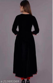 Women Embellished Viscose Rayon Anarkali Kurta