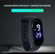 Waterproof Digital Black Touch Display Watch for Stylish Kids Birthday Gift Digital Watch for-(Boys Girls and Kids)