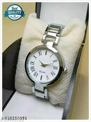 New Fancy Solid Dial Attractive Metal Chain Attractive Bracelet Analog Watch for Women
