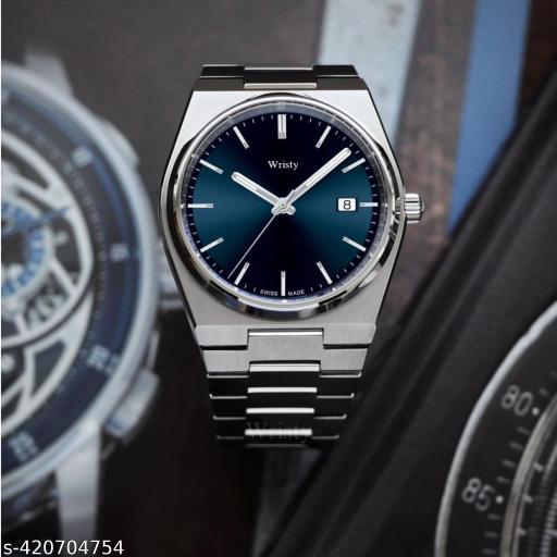 Wristy premium collection steel watch men & boys