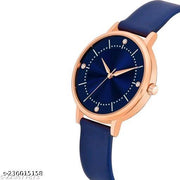 DHARA TIME  Branded Best Quality Ethnic Embossed Designer Shine Round Dial with Slim Fit Alluring Leather Belt Women Analog Watches for Girls