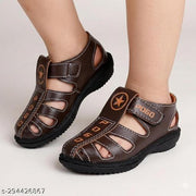 BUNNIES Sandals Boys & Girls Light Weight,Comfortable & Trendy ! Soft Footbed ! Casual and Stylish Sandals for Walking ,Working All Day Brown(6 Months To 12 Years )