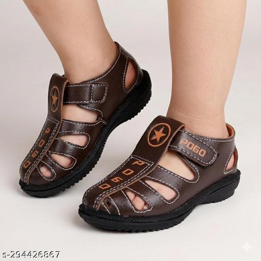BUNNIES Sandals Boys & Girls Light Weight,Comfortable & Trendy ! Soft Footbed ! Casual and Stylish Sandals for Walking ,Working All Day Brown(6 Months To 12 Years )
