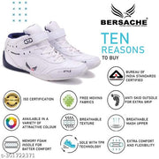 Bersache Lightweight Sports Outdoor,walking, Gym, Training, Trekking and Hiking Shoes For Men (White)