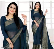 Two tone fancy saree