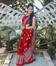 Jaipuri Hand Block Printed Soft Cotton Mulmul Saree ,latest cotton mulmul saree,Sanganeri Cotton Malmal Saree, Bagru Cotton Saree, Batic / Batik Print Cotton saree In Super Fine 92*80 Fabric Quality With Attached Blouse Piece for Woman