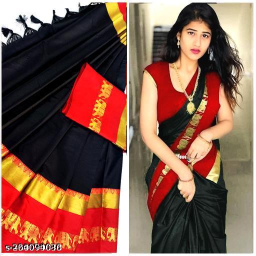 Hathi Saree (Elephant Design) Cotton Silk Saree