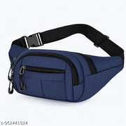 Waist Bag – Large Crossbody Fanny Pack for Men & Women Waist bag  (Blue))