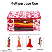 GARMENT COVER CLOTHES COVER SAREE COVER STORAGE ORGANIZER CLOTH STORAGE BOX FOLDABLE CLOTH STORAGE BOX SAREE BAGS SAREE PACKING PACKET PACK OF 1