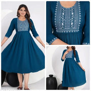 SONAM New Embroidery Design Anarkali Kurti For Women