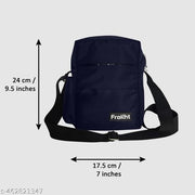 Blue  Men & Women Sling Bag Asteroid Side Bag Travel Office Messenger One Side Shoulder Bag for Men