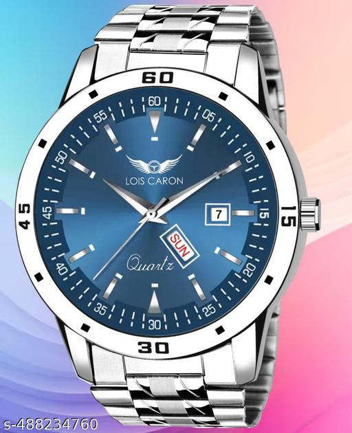 LOIS CARON LCS_8319 Trending Day & Date Functioning for Boys Analog Watch - For Men ()