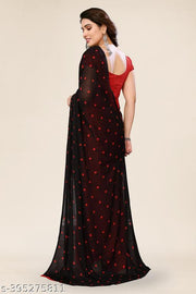 Women Printed Indian Traditional Ethnic Wear Georgette Sarees